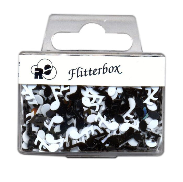 Flitterbox Streunoten (schwarz/weiß)