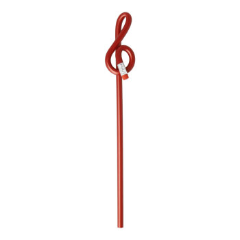 Bleistift Violinschlüssel / Notenschlüssel (rot)