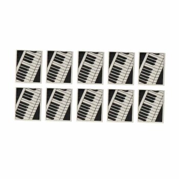 Radiergummi mit Klaviertastatur (10-Stück-Packung)