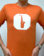 T-Shirt - Saxofon orange M