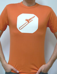 T-Shirt - Posaune orange S