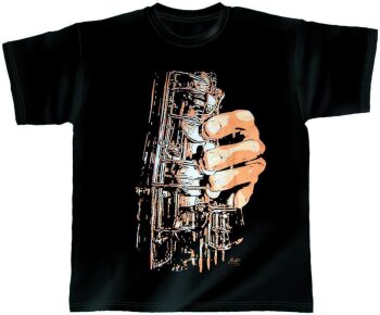 T-Shirt - Saxofon M