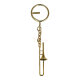 Schlüsselanhänger Posaune (gold)