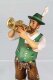 Holzfigur Trompeter (Größe 15 cm)