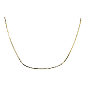 Venezianerkette (Silber vergoldet) Echtschmuck (45 cm)