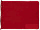 Marschnotenmappe Querformat (19,5 x 14,8 cm) rot (20 Innentaschen)