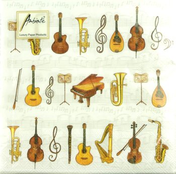 Servietten Orchestra (33 x 33 cm)