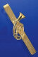 Krawattenschieber mit kleinem Tenorhorn (Silber 925)