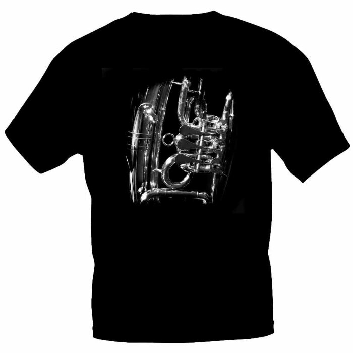 T-Shirt schwarz Tenorhorn S