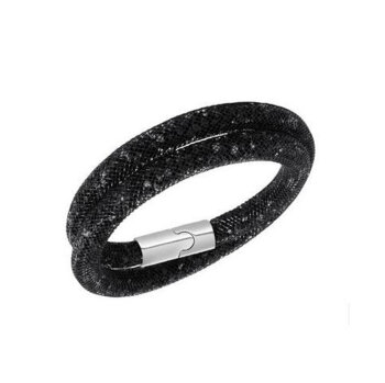 Netzarmband mit Magnetverschluss schwarz