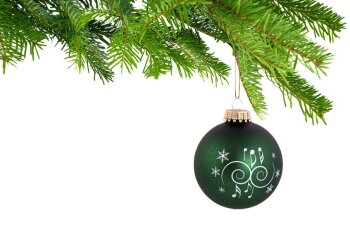 Weihnachtskugel Ornamente tannengrün