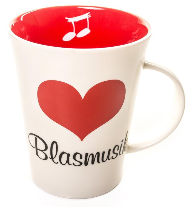 Tasse Love Blasmusik