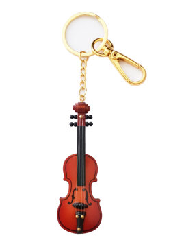 Schlüsselanhänger Violine 6,5 cm