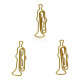 Büroklammern Trompete gold (15-Stück-Packung)