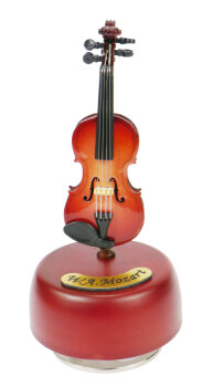 Spieluhr Violine "Eine kleine Nachtmusik" 8 cm
