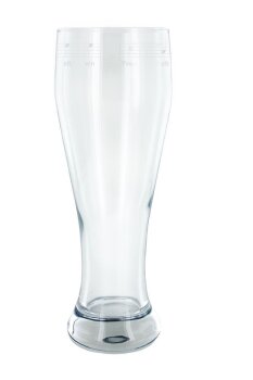 Weißbierglas mit Notenband-Design (0,5l) 1 Stück