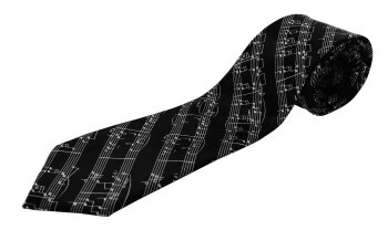 Krawatte Notenlinien