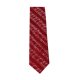 Krawatte Notenlinien rot/weiß