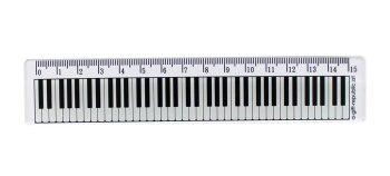 Lineal Tastatur (10-Stück-Packung) transparent