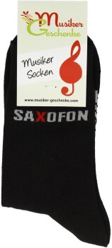 Musik-Socken Saxofon 39-42