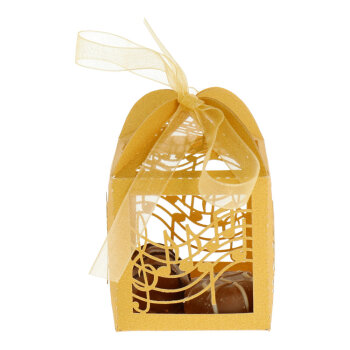 Geschenkbox Notenlinien (25-Stück-Packung) - gold