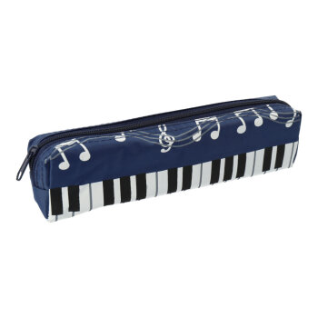 Mäppchen Klaviertastatur dunkelblau
