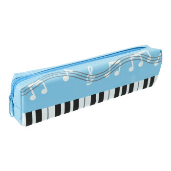 Mäppchen Klaviertastatur hellblau