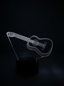 Lampe Instrument 3D Gitarre