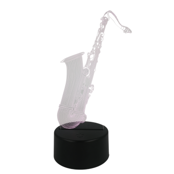 Lampe Instrument 3D Saxofon